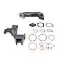 Wehrli 11-16 Chevrolet 6.6L LML Duramax High Flow Y-Bridge Kit - WCFab Grey - Intake Elbow | WCF100165-GRY