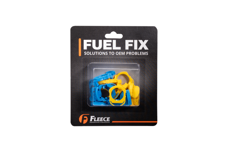 Fleece Performance Universal 11-26 Ford Powerstroke 6.7L Fuel Line Retaining Clips - 14 Pack - Fitting for Power Stroke | FPE-FL-RC-FMC-14P