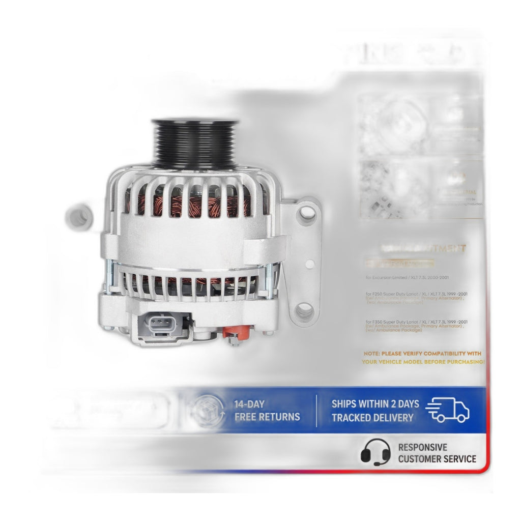 7.3L Power Stroke Alternator 1999-20 - Remanufactured Direct-Fit Diesel Replacement