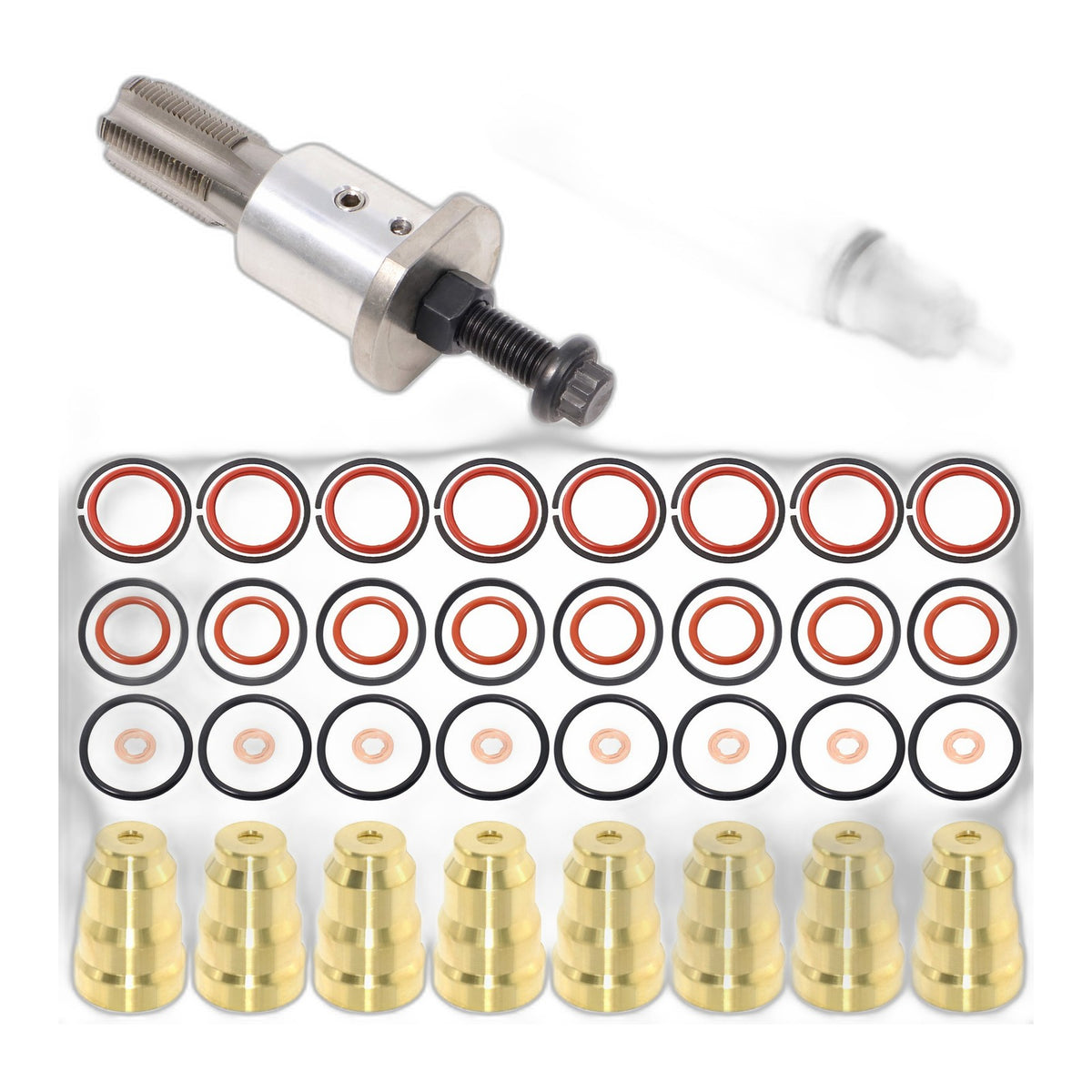7.3L Power Stroke Injector Seal Kit - New Direct-Fit Diesel Replacement