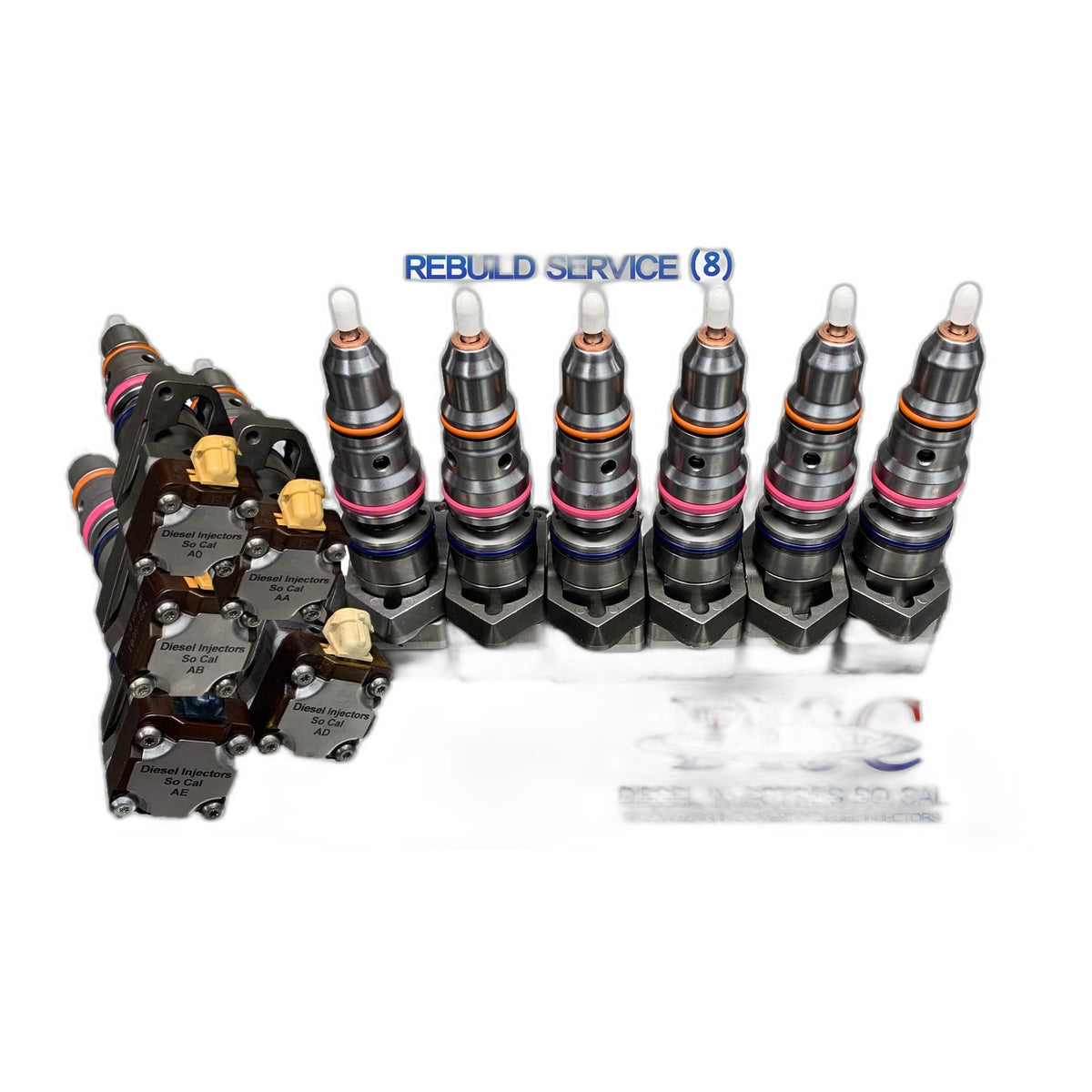 7.3L Power Stroke Injector Set - Remanufactured Direct-Fit Diesel Replacement