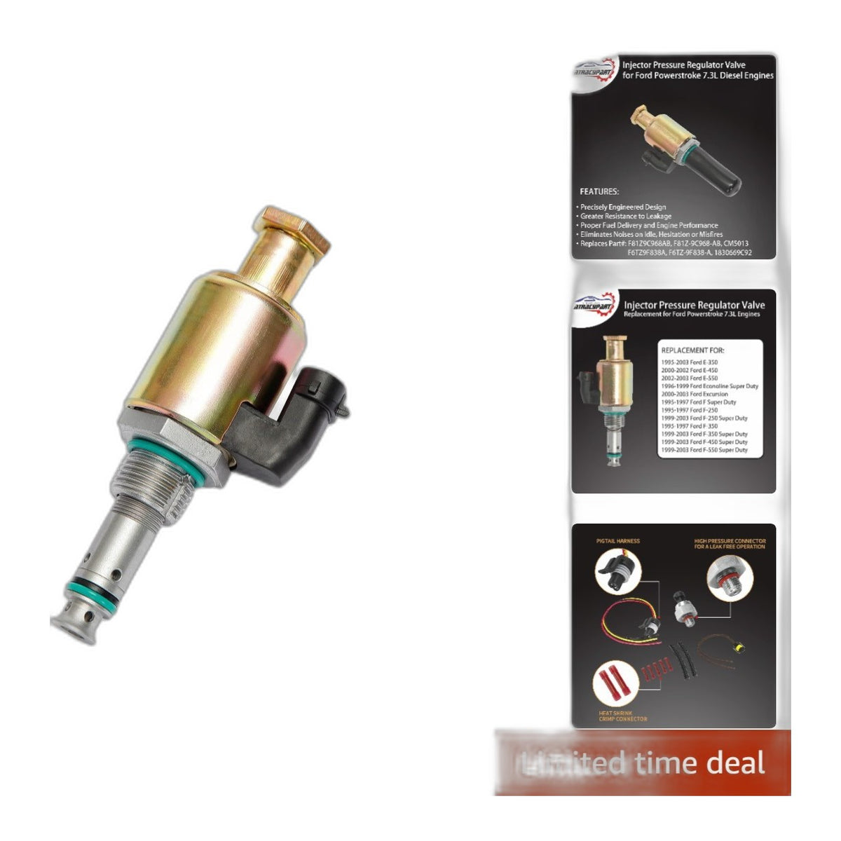 7.3L Power Stroke IPR Valve - New Direct-Fit Diesel Replacement