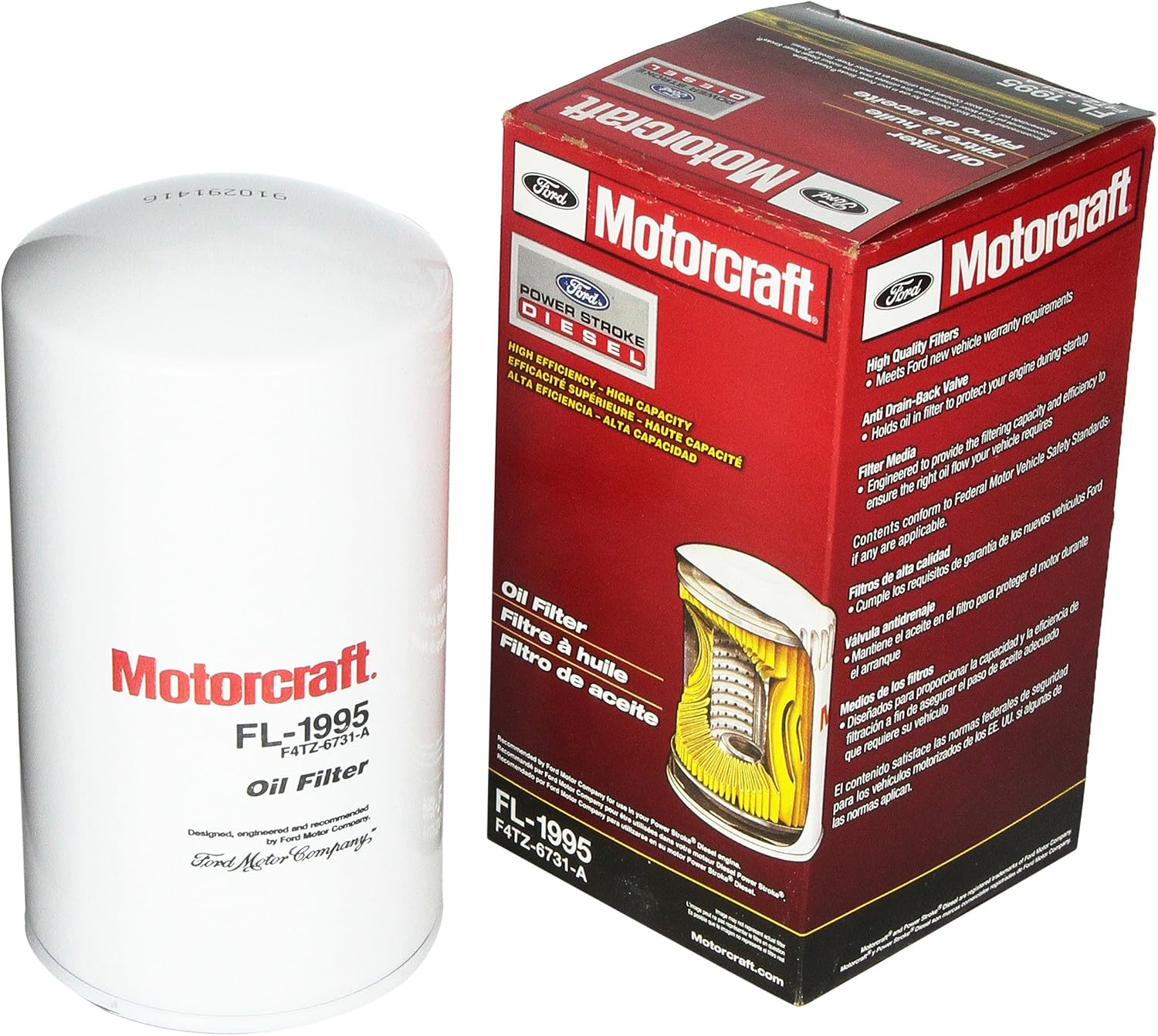 7.3L Power Stroke Oil Filter 1994-2003 OEM