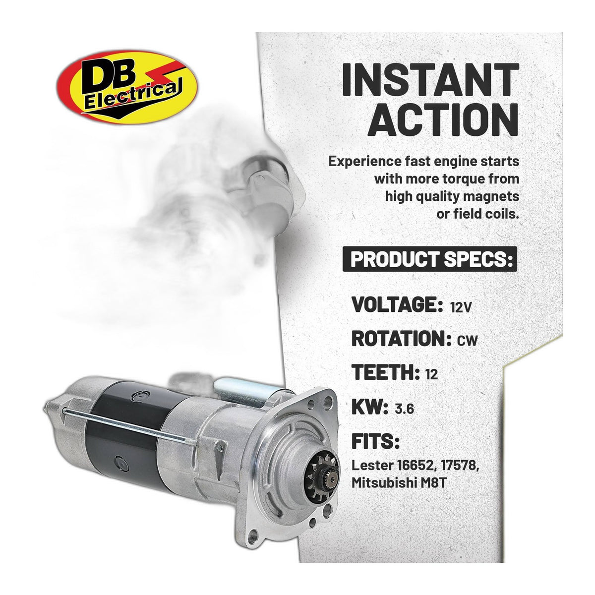 7.3L Power Stroke Starter 1994-2000 - Remanufactured Direct-Fit Diesel Replacement