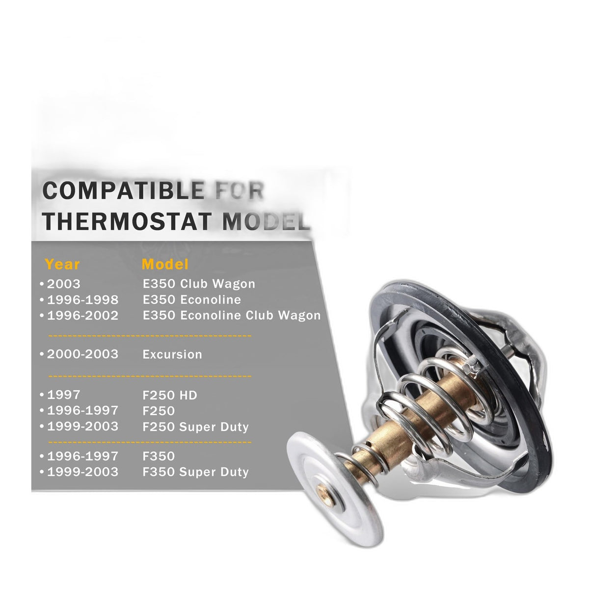 7.3L Power Stroke Thermostat - New Direct-Fit Diesel Replacement