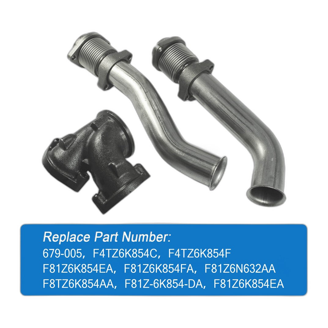 7.3L Power Stroke Up-Pipe Kit - New Direct-Fit Diesel Replacement