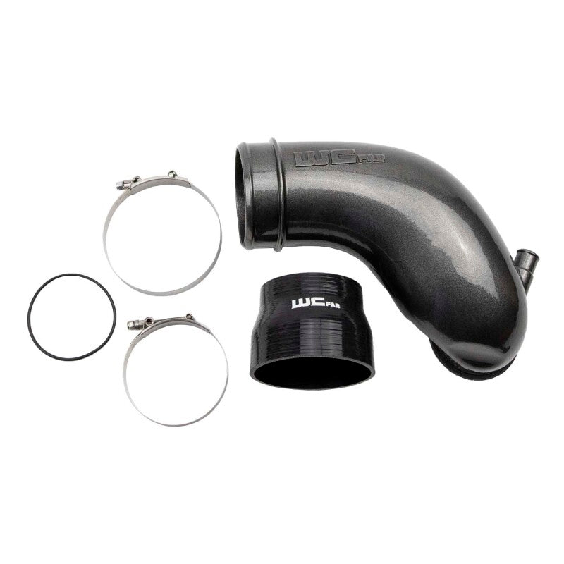 Wehrli 06-10 GM Duramax LBZ/LMM 5in Intake Horn - Candy Red - Air Intake Component for LMM Duramax | WCF100412-CR