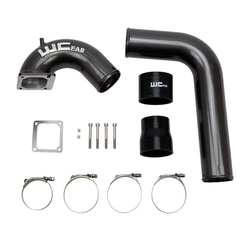 Wehrli 03-07 Cummins 5.9L 3.5in Intake Horn & Driver Intercooler Pipe - Sparkle Copper | WCF100528-SC