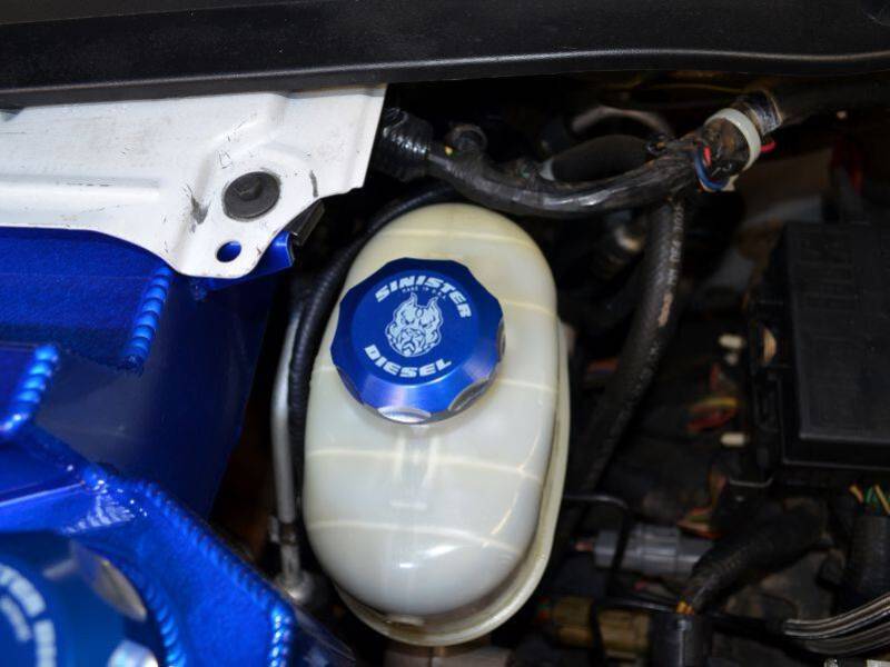 Sinister Diesel 99-16 Ford Powerstroke Master Cylinder Cap - Oil Cap for Power Stroke | SD-MCC-FORD-99