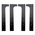 Wehrli Modular Steel Work Bench Leg Kit 40in Tall x .120in Thick - Flat Black - Tool Storage | WCF25-40-120-FB