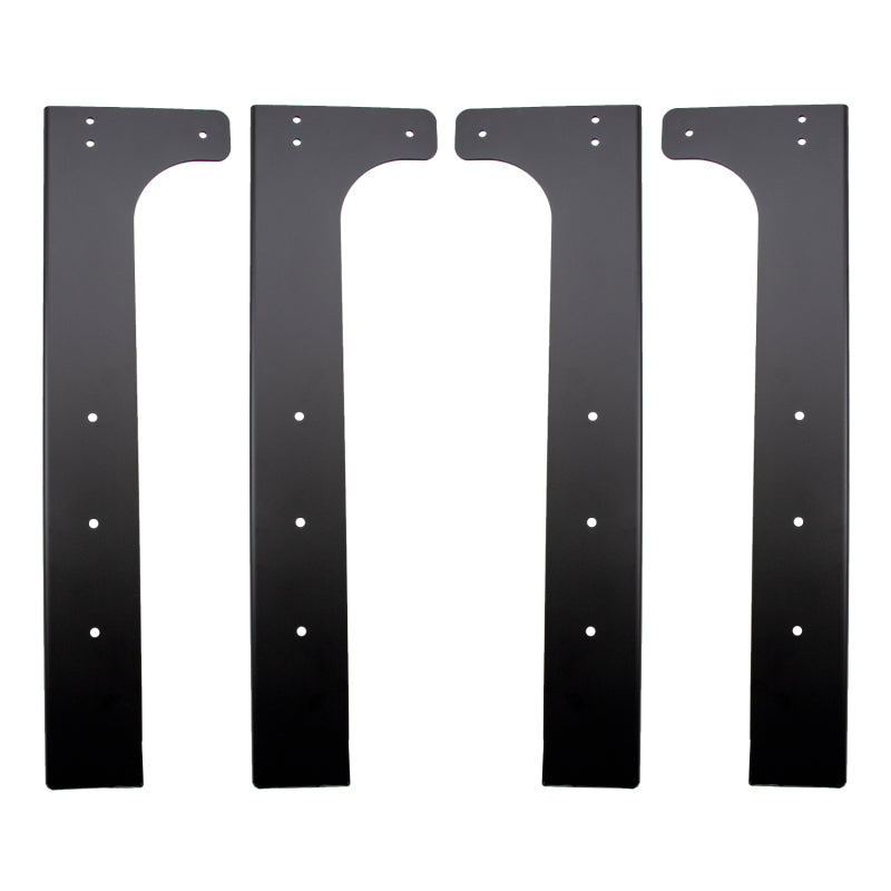 Wehrli Modular Steel Work Bench Leg Kit 40in Tall x .120in Thick - Flat Black - Tool Storage | WCF25-40-120-FB