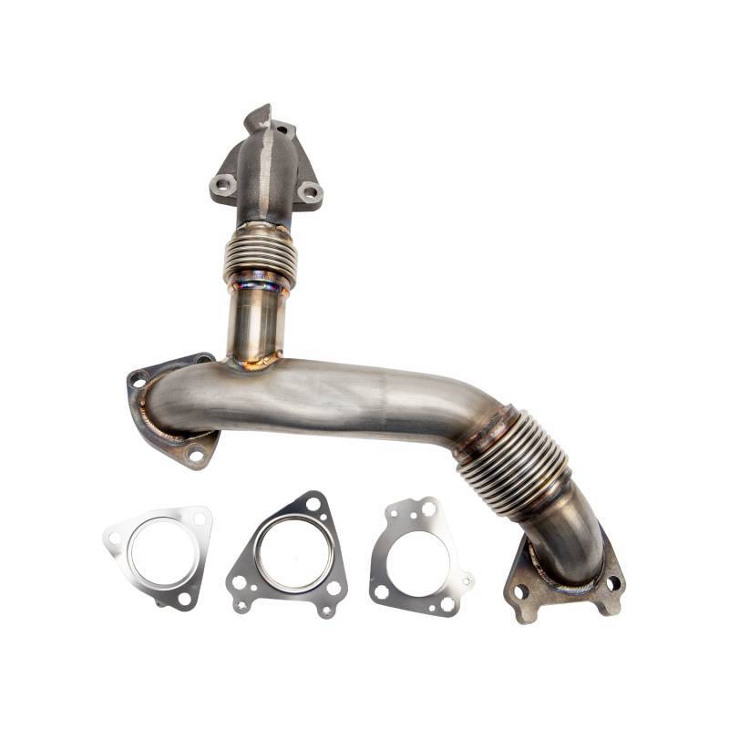 Wehrli 11-16 Duramax LML Stainless 2in Up Pipe Kit w/ Gaskets (Passenger Side) - Up-Pipe Kit for LML Duramax | WCF100211