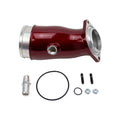 Wehrli 17-24 Duramax L5P High Flow Intake Horn - WCFab Red - Air Intake Component for L5P Duramax | WCF100775-RED