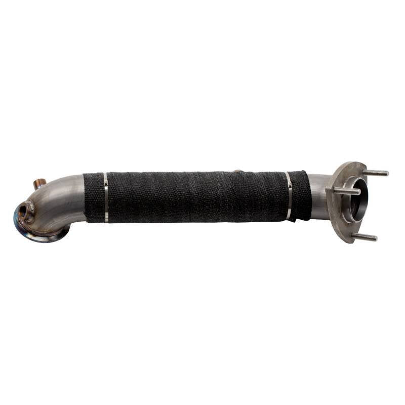 Wehrli 15.5-16 Chevrolet 6.6L LML Duramax 3in Stainless Down Pipe (3 Bolt Flange) - Downpipe | WCF100705