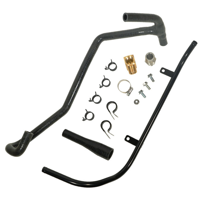 BD Diesel 03-05 Dodge Cummins (5.9L) Howler Turbo Coolant Tube Relocation Kit - Turbocharger | 1047137