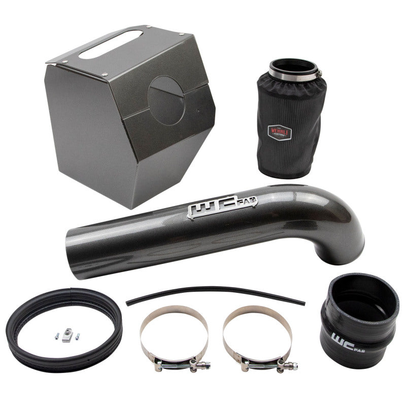 Wehrli 17-19 Chevrolet 6.6L L5P Duramax 4in Intake Kit - Sparkle Granny Smith - Cold Air Intake | WCF100344-SGS