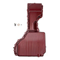 Wehrli 20-26 GM Duramax WCFab X PPE High Capacity Aluminum Oil Pan - WCFab Red | WCF100134-RED