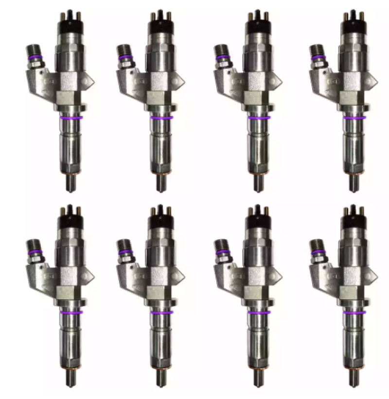 Exergy 01-04 Chevrolet Duramax 6.6L LB7 Reman 200% Over Injector - Set of 8 - Injector Set for LB7 Duramax | E01 10152