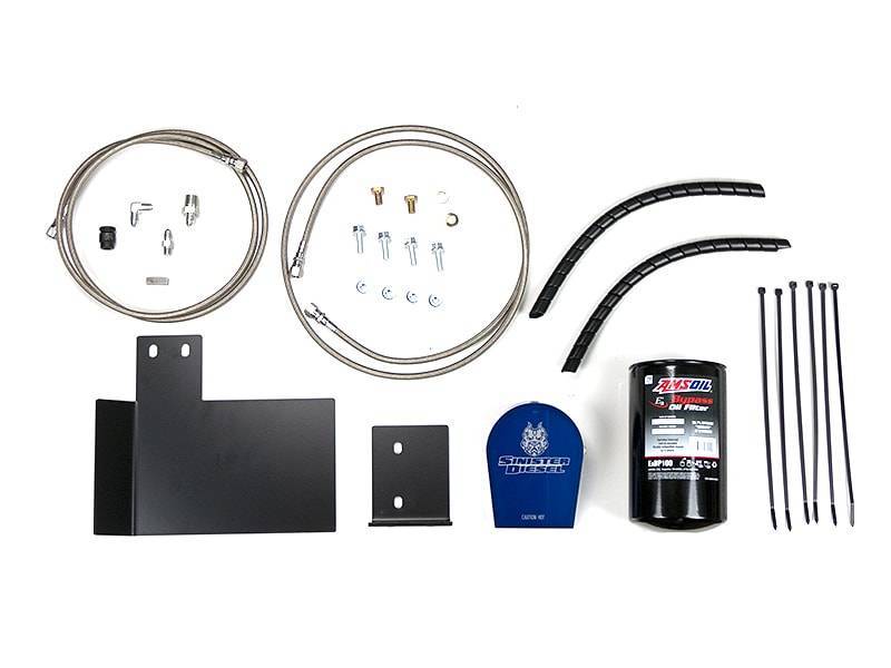 Sinister Diesel 99-03 Ford 7.3L Bypass Oil Filter System | SD-EOF-7.3