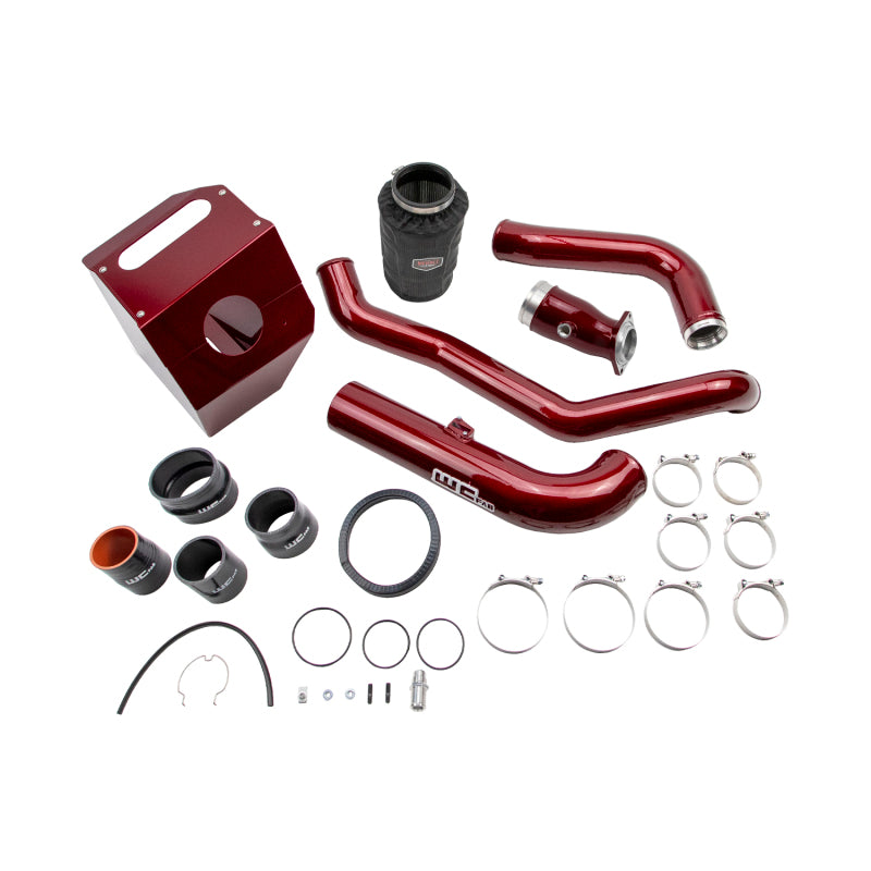 Wehrli 17-19 Chevrolet 6.6L L5P Duramax High Flow Intake Bundle Kit Stage 2 - Red - Cold Air Intake | WCF100441-RED