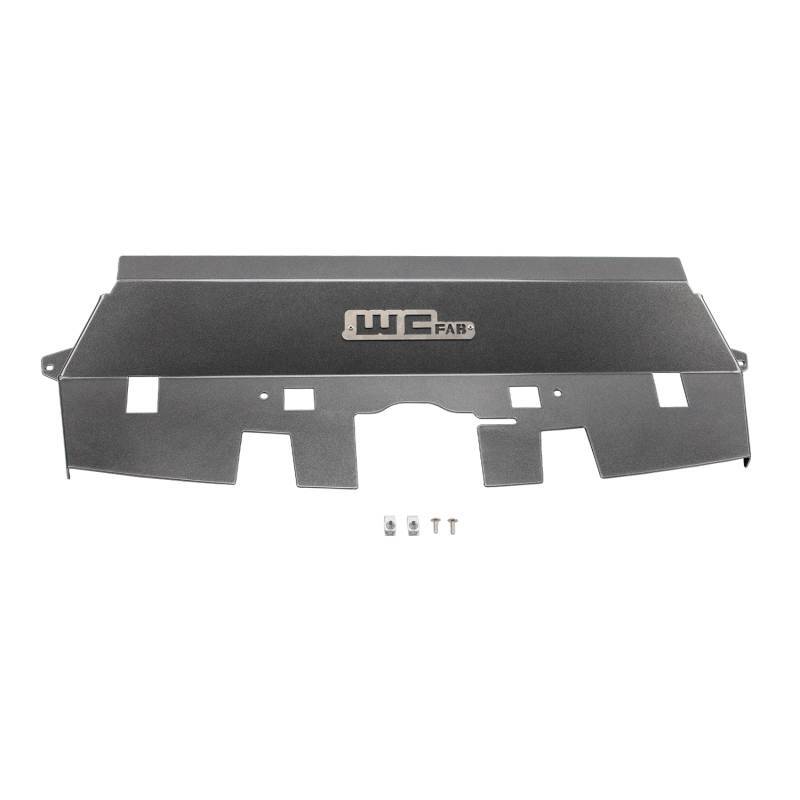 Wehrli 10-12 Cummins Fabricated Aluminum Radiator Cover - Fine Texture Black | WCF100539-FTB