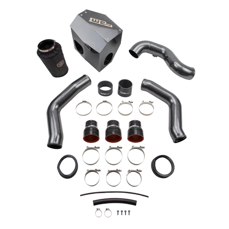Wehrli 13-18 Cummins 6.7L High Flow Intake Bundle Kit Stage 2- Cat Yellow - Cold Air Intake | WCF100447-CAT