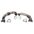 Wehrli 01-04 Chevrolet 6.6L Duramax LB7 2in Stainless Up Pipe Kit w/Gaskets - Single Turbo - Up-Pipe Kit for LB7 Duramax
