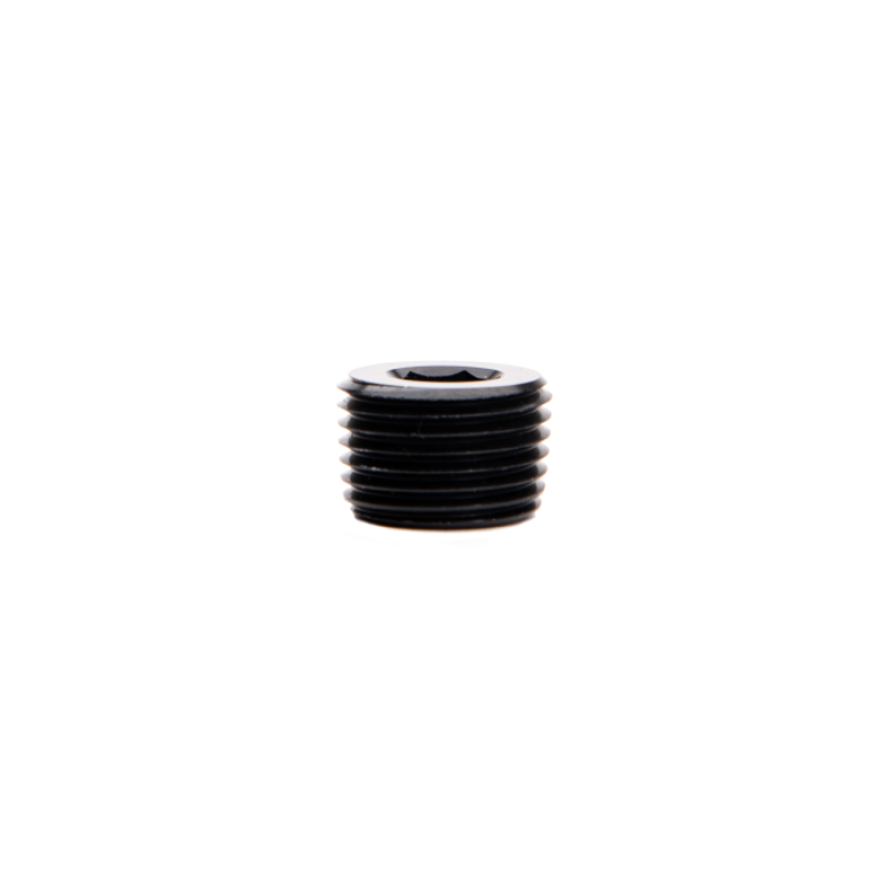 Fleece Performance Universal 3/4in NPT Hex Socket Plug - Black - Fitting | FPE-NPT-34
