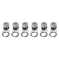 Industrial Injection 89-93 Dodge 12V Mahle Piston .040 Oversized w/ Rings / Wristpins / Clips - Piston Set | PDM-03523.040