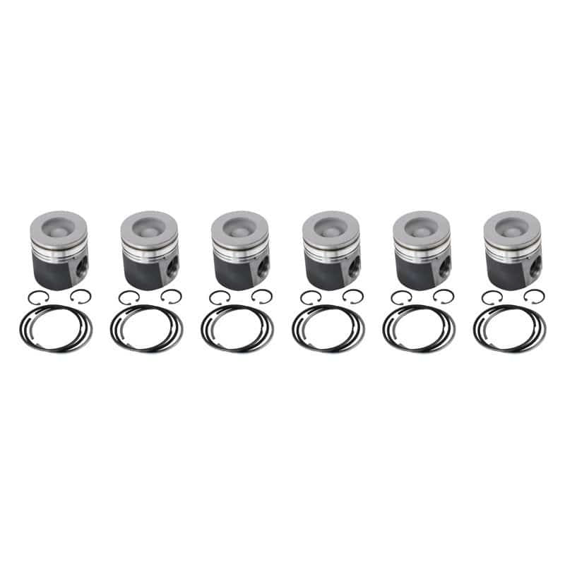 Industrial Injection 94-98 Dodge 12V Mahle Piston .040 Oversized w/ Rings / Wristpins / Clips - Piston Set | PDM-03513.040
