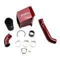 Wehrli 01-04 Duramax LB7 4in Intake Kit with Air Box Stage 2 - WCFab Red - Cold Air Intake for LB7 Duramax | WCF100300-Red