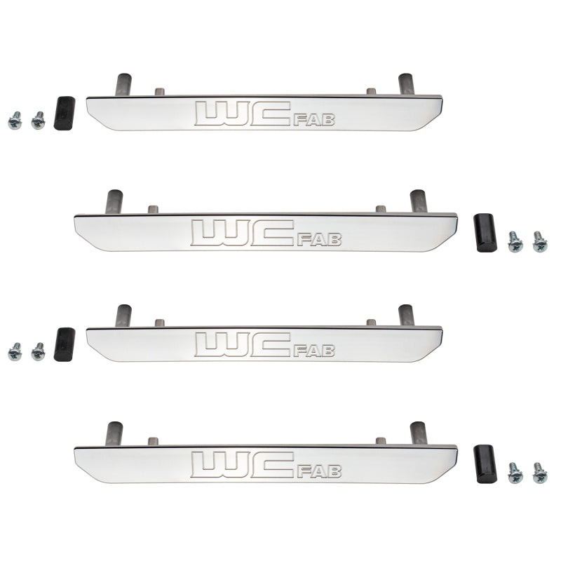 Wehrli 2020+ GMC 2500/3500HD Fender Flare Marker Light Delete Kit w/Logo - Raw Finish - Light Accessories and Wiring | WCF100390