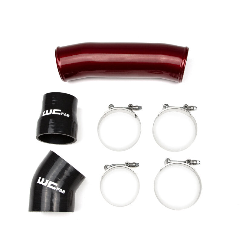 Wehrli 98.5-02 Cummins 5.9L Passenger Side 3.5in Intercooler Pipe - Sparkle Granny Smith | WCF100564-SGS