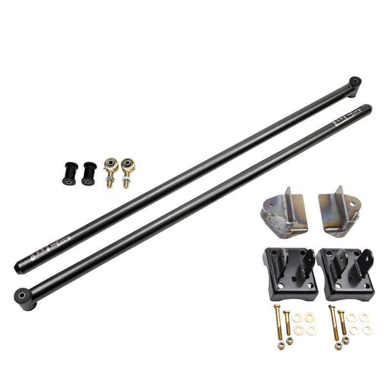 Wehrli 2011-2022 Ford Power Stroke SCLB & CCLB 68in Traction Bar KIT - Fine Texture Black - Suspension Arms & Component | WCF100399-FTB