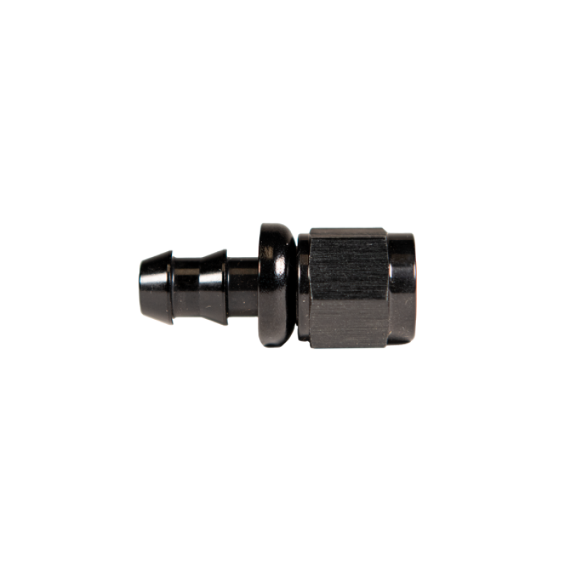 Fleece Performance Universal -6AN Straight to Hose Barb - Black - Fitting | FPE-PL-00-06
