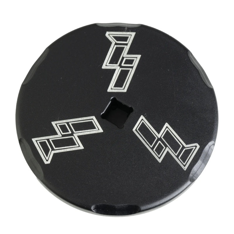 Industrial Injection 2003+ 5.9L/6.7L Cummins Billet Black Anodized Front CP3 Access Cover - Injection Pump | 24FC05