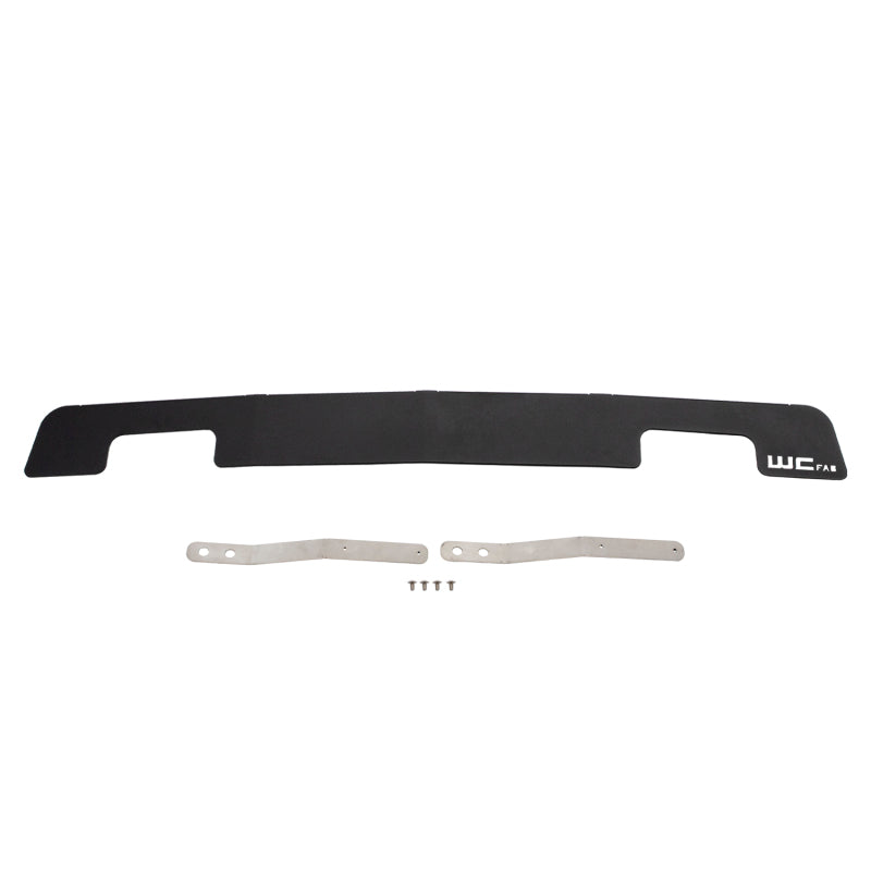 Wehrli 11-14 Chevy 2500/3500 HD Valance Filler Panel Kit w/ Tow Hooks - Fine Tex Black - Bumper Accessory | WCF100368-FTB