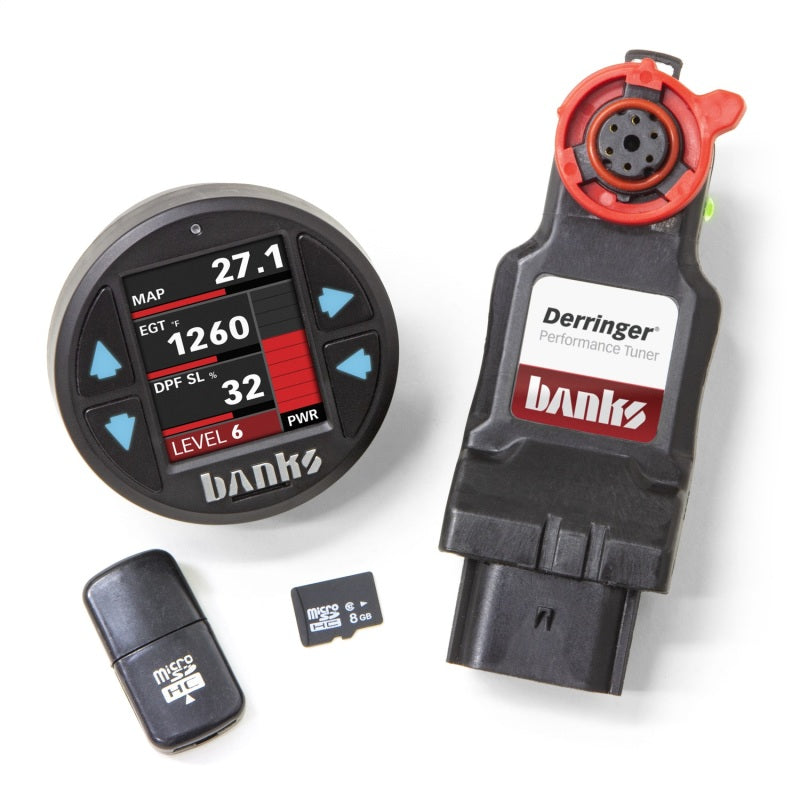 Banks Power 17-19 GM 2500 6.6L L5P Derringer Tuner (Gen 2) w/ 1.8in iDash DataMonster - Programmers & Tuner for L5P Duramax