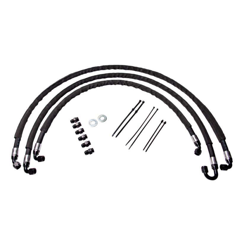 Fleece Performance 11-14 GM Duramax 2500/3500 Heavy Duty Trans Cooler Lines - Oil Line Kit | FPE-TL-LML-1114