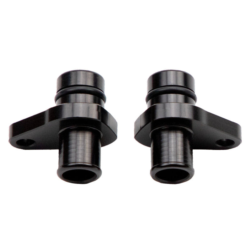 Wehrli 04.5-2010 Duramax LLY/LBZ/LMM Crankcase Vent (PCV) Fitting Kit - Billet Black Anodized - PCV Valf for LMM Duramax