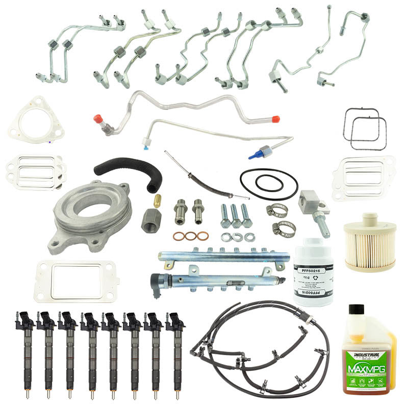 Industrial Injection 11-16 Duramax 6.6L LML Bosch Disaster Kit w/ CP3 Conversion Kit ONLY (No CP3) - Fuel System | 4G6105