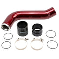 Wehrli 20-24 Chevrolet 6.6L L5P Duramax Passenger Side 3.5in Intercooler Pipe - WCFab Red | WCF100381-RED