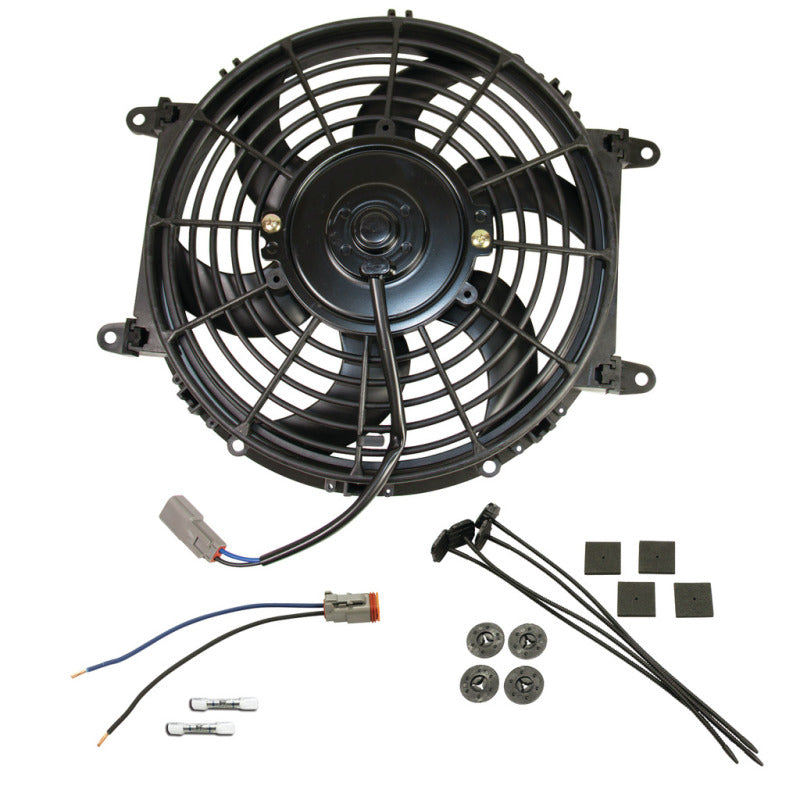BD Diesel Universal Transmission Cooler Electric Fan Assembly - 10 inch 800 CFM - Fans & Shroud | 1030607