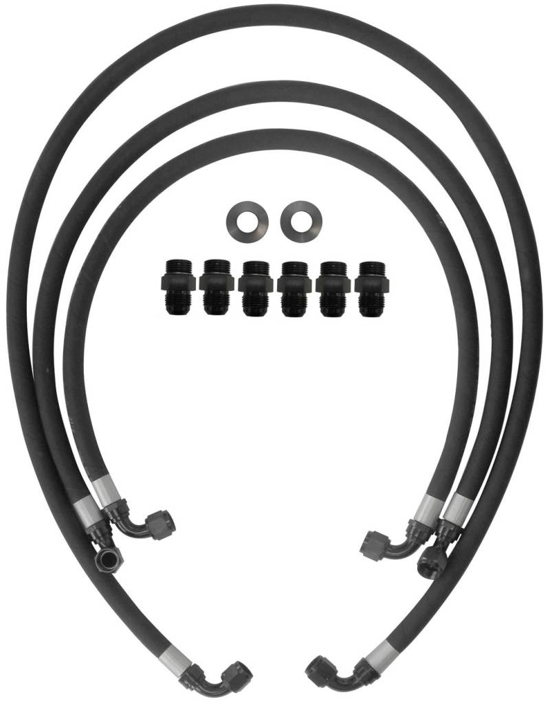 Fleece Performance 01-05 GM Duramax 6.6L LB7/LLY Allison Transmission Cooler Lines - Oil Line Kit for LLY Duramax | FPE-TL-LB7-LLY