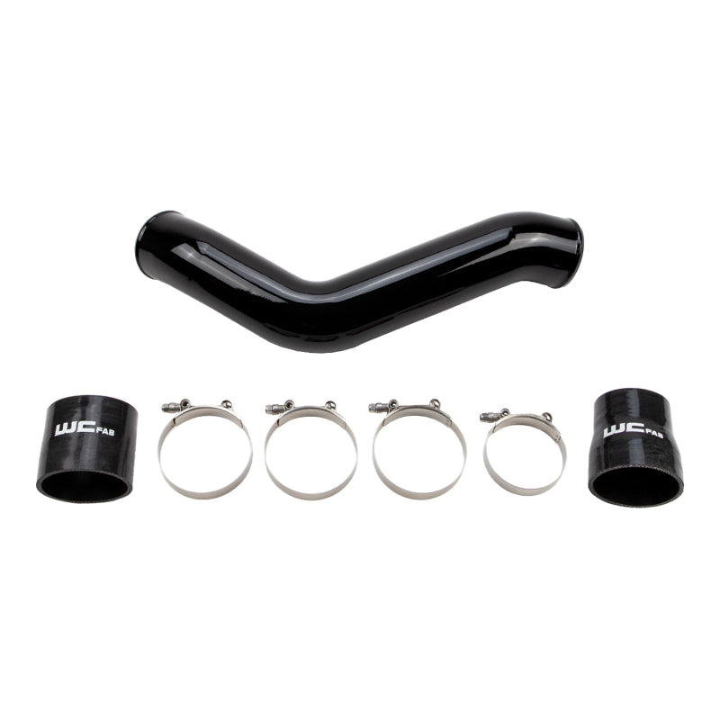 Wehrli 19-24 Cummins 6.7L Driver Side 3.5in Intercooler Pipe - Gloss Black | WCF100218-GB