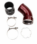 Wehrli 06-10 GM LBZ/LMM Duramax Passenger Side Intercooler Outlet Elbow Kit - WCFab Grey | WCF100466-GRY