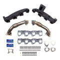 Wehrli 17-24 Chevrolet Duramax Billet Exhaust Manifold & Stainless Up Pipe Kit w/ Gaskets & Hardware | WCF100226
