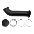 Wehrli 04.5-07 Dodge Ram Cummins 4in Down Pipe - w/High Mount S400 Turbo & 2nd Gen Manifold - Downpipe | WCF100262