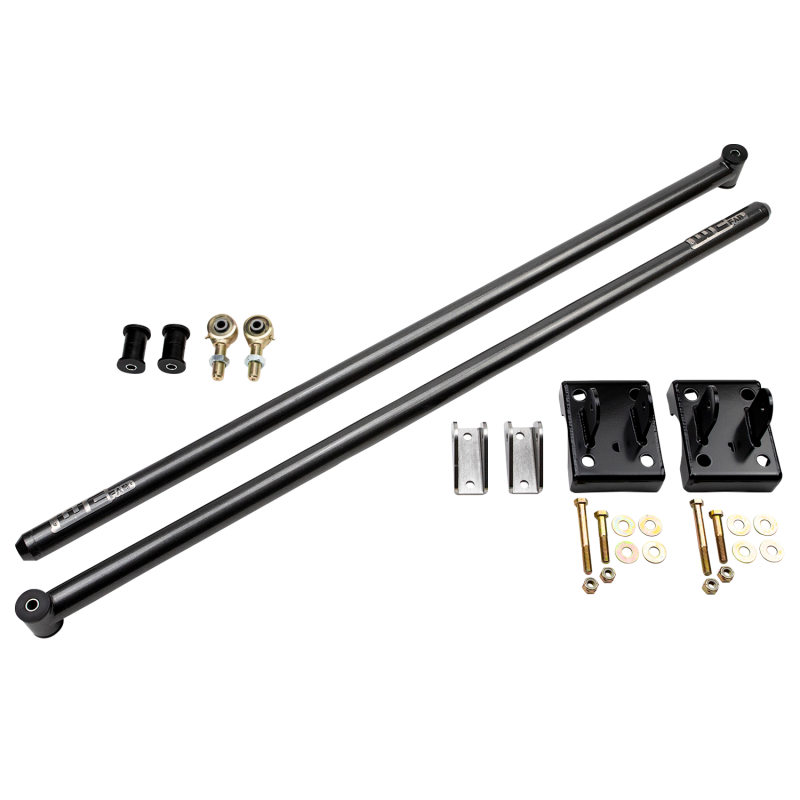 Wehrli 11-19 Chevy & GMC Duramax RCLB/CCSB/ECSB Traction Bar Kit- Flat Black - Suspension Arms & Component | WCF100851-FB
