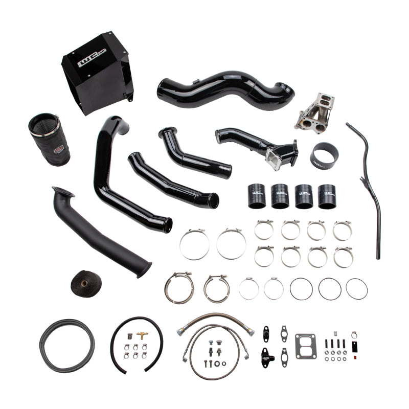 Wehrli 01-04 GM Duramax LB7 S400 Single Turbo Install Kit - Sparkle Bomber Orange - Turbocharger for LB7 Duramax | WCF100489-SBO